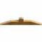 Ekena Millwork Portland Rough Sawn Timber Gable Bracket, Western Red Cedar, 36"W x 7"H x 2"D x 4"F, 5/12 Pitch GBW036X07X0204POR00RWR - alternate 3